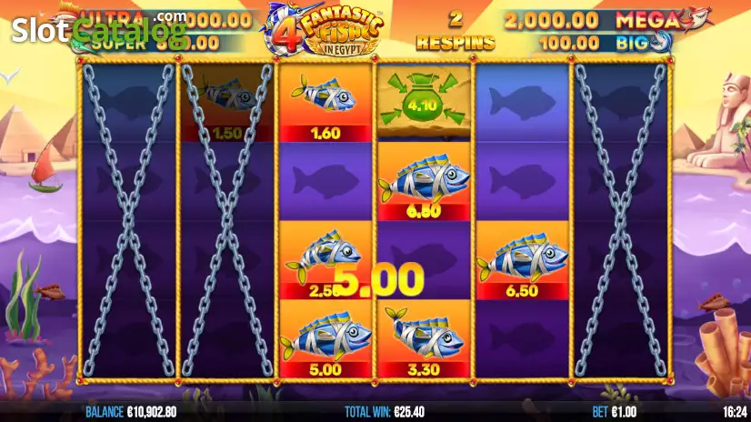 Video 4 Fantastic Fish in Egypt Slot