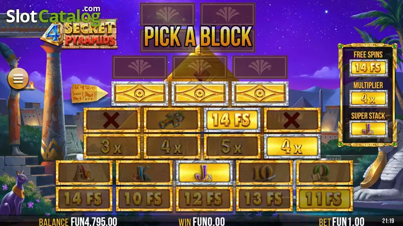 Video 4 Secret Pyramids Slot