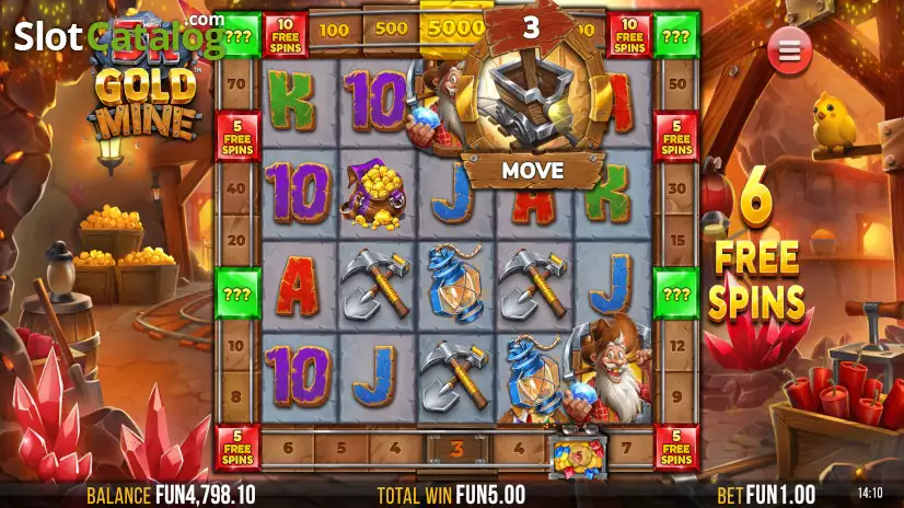 Video 5k Gold Mine Dream Drop Slot