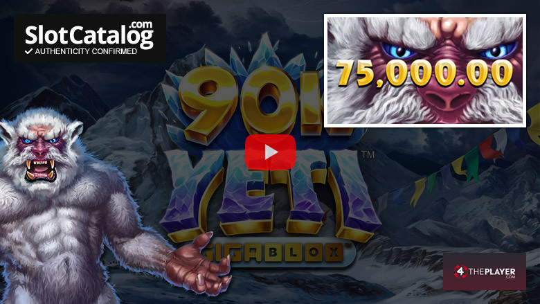 90k Yeti Gigablox slot Big Win November 2021