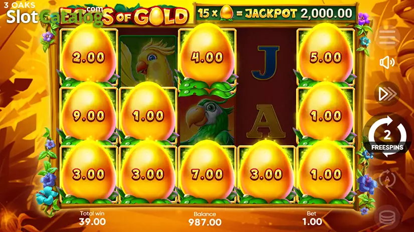 Eggs of Gold Free Spins