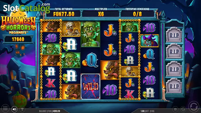 Halloween Horrors Megaways Free Spins