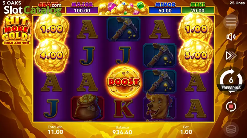 Hit More Gold! Free Spins