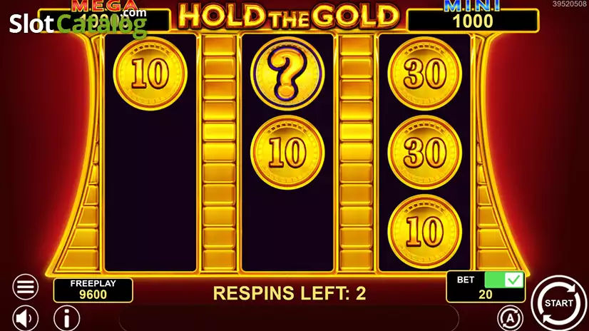 Hold The Gold Bonus Game