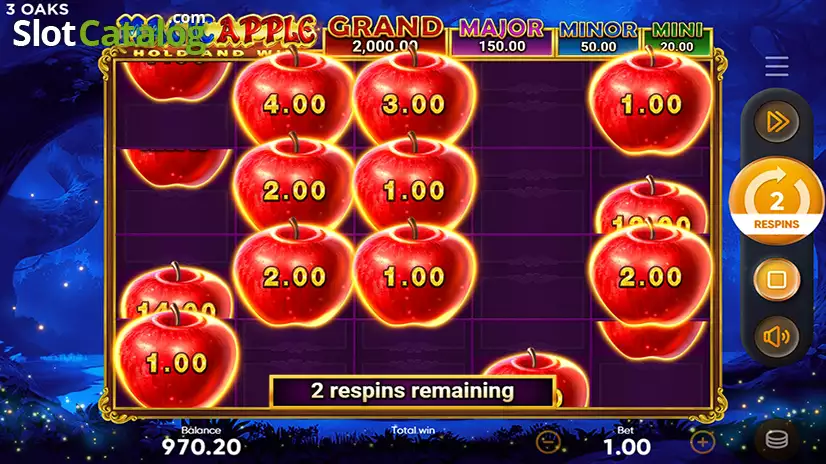 Magic Apple Hold and Win Bonus Game