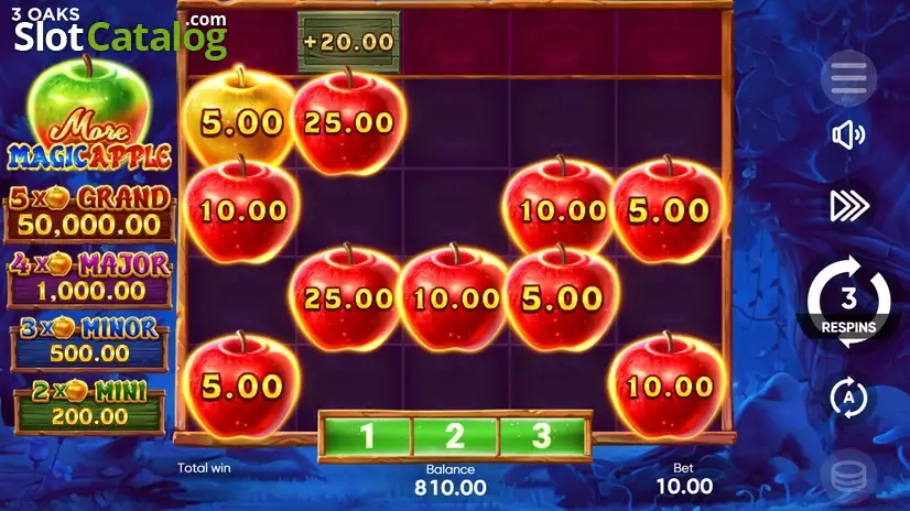 More Magic Apple Hold and Win Bonus