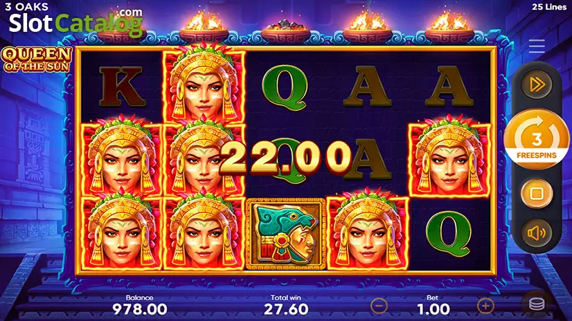 Queen of the Sun Free Spins