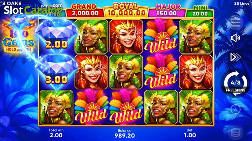 Rio Gems Free Spins