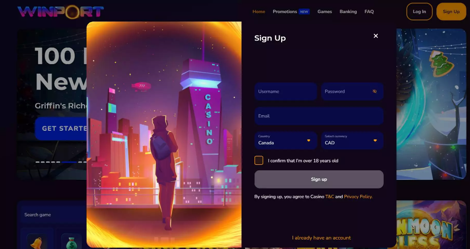 How to withdraw funds from WinPort Casino
